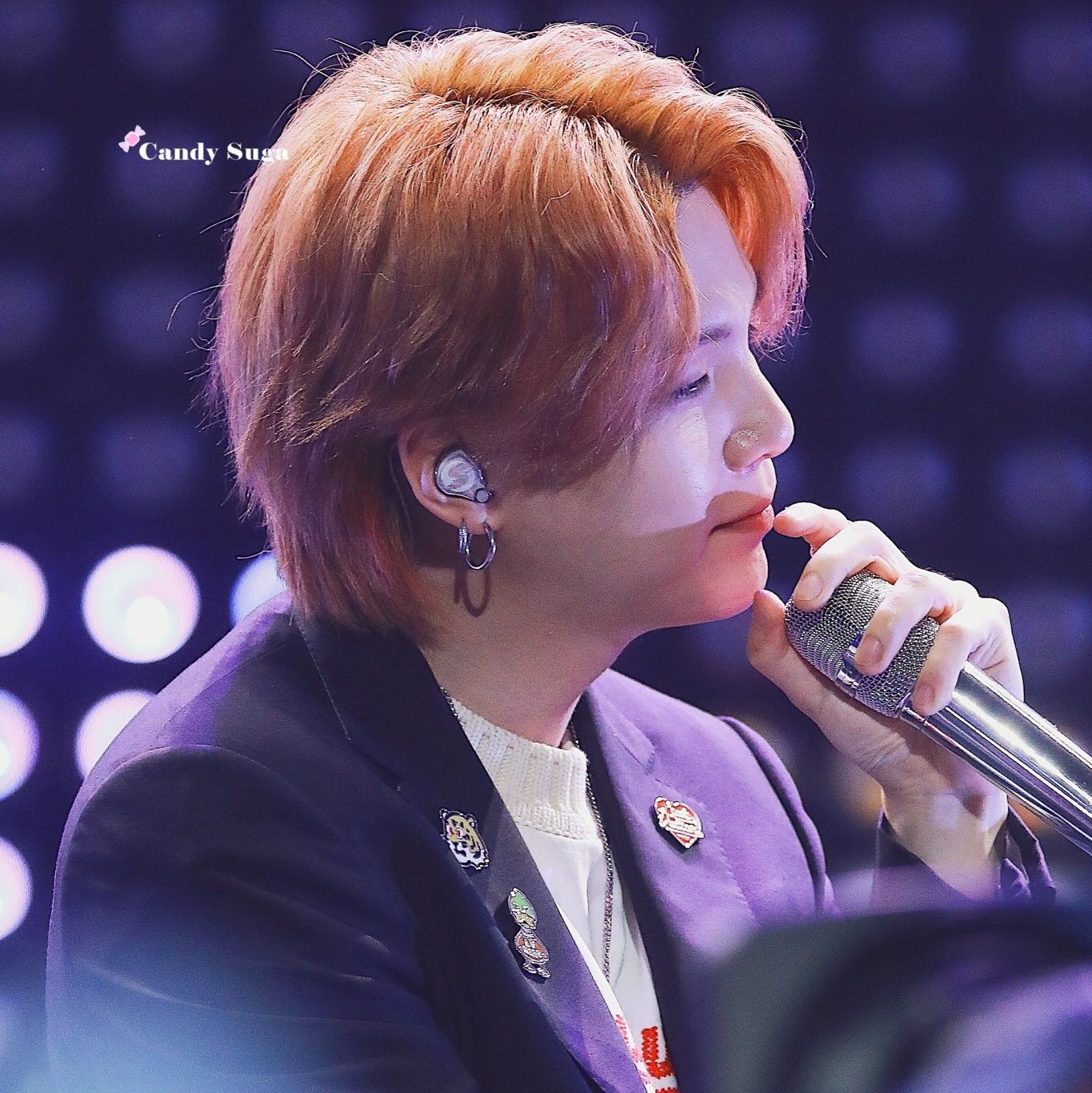 A moment captured by SUGA (BTS)'s fan