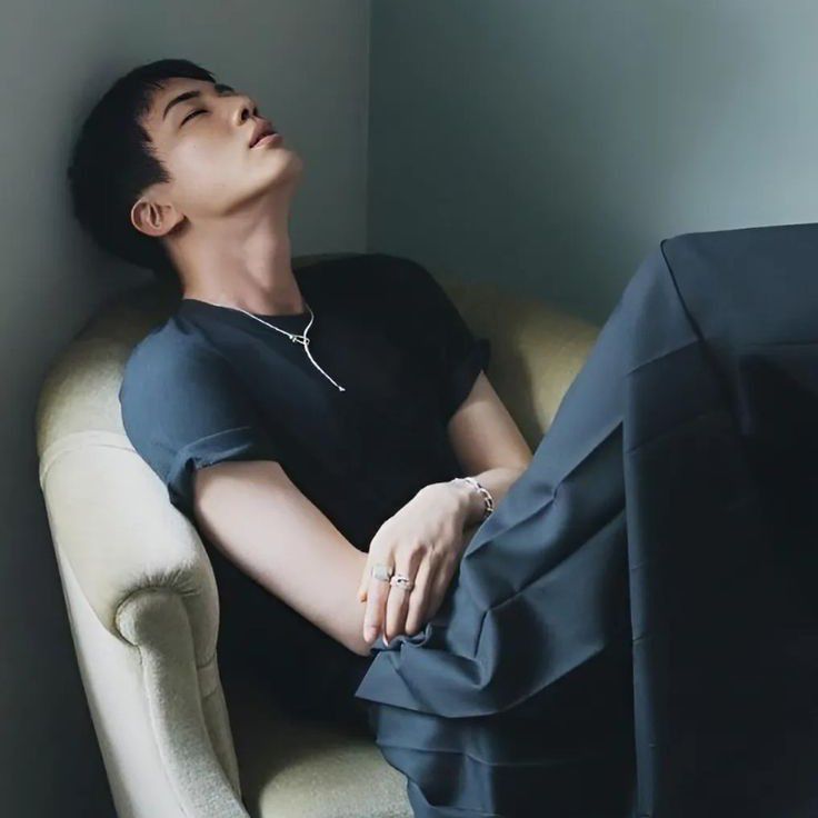 Recent activity shot of Jin (BTS)