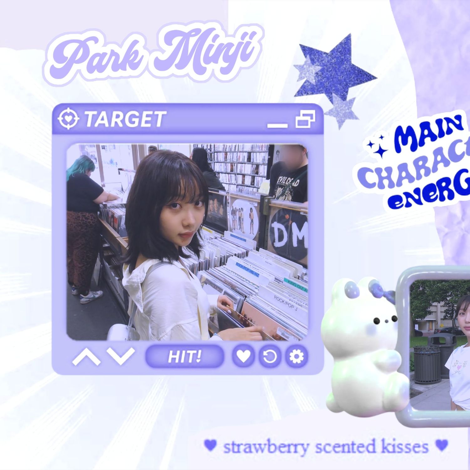 Behind-the-scenes cut of Minji