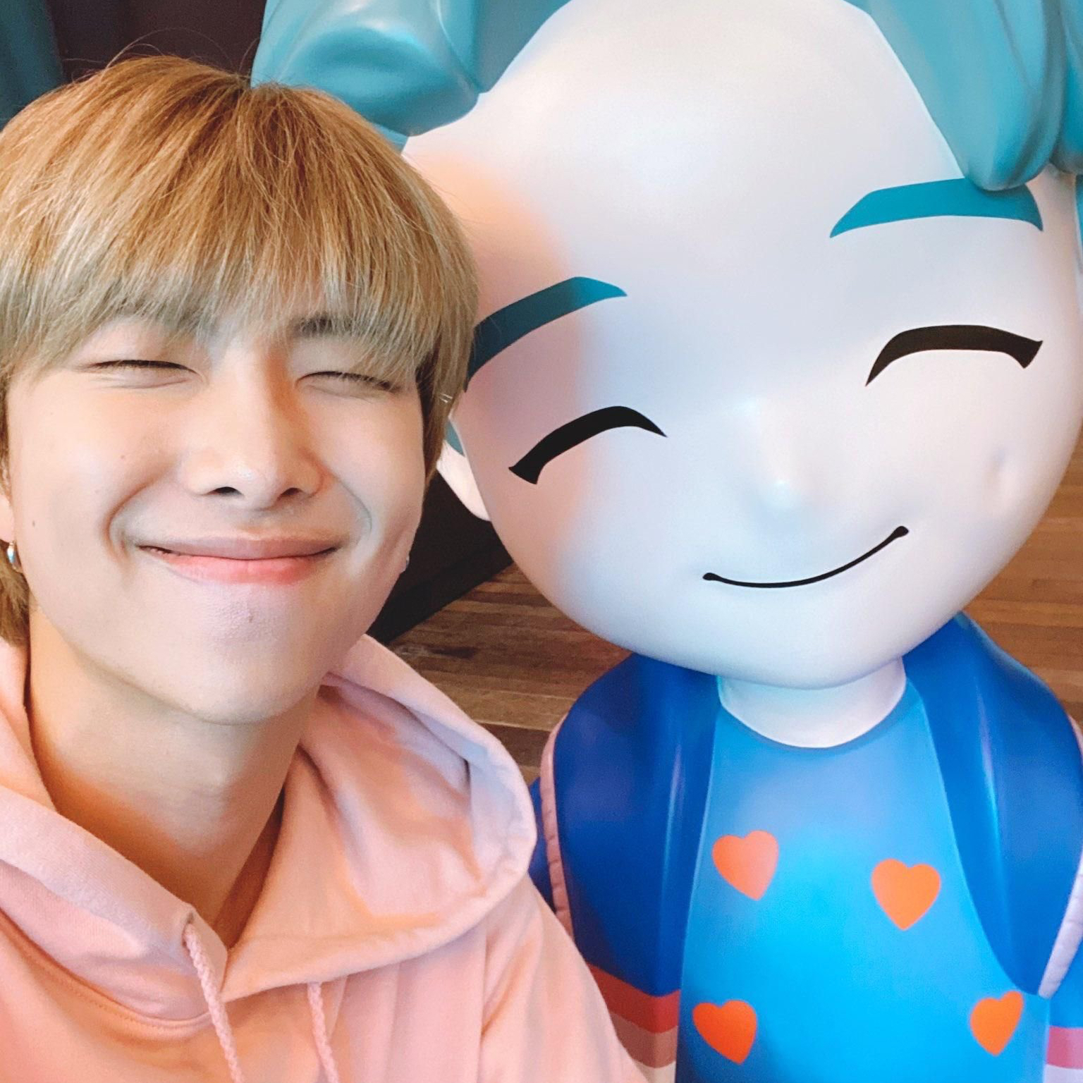 A moment captured by RM (BTS)'s fan