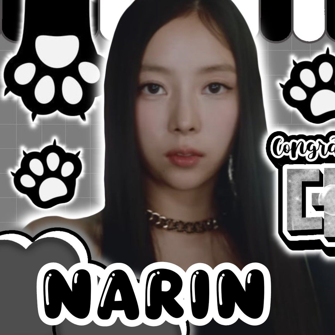 A moment captured by Narin (MEOVV)'s fan