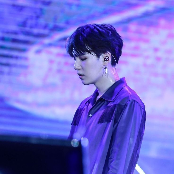 Recent activity shot of SUGA (BTS)