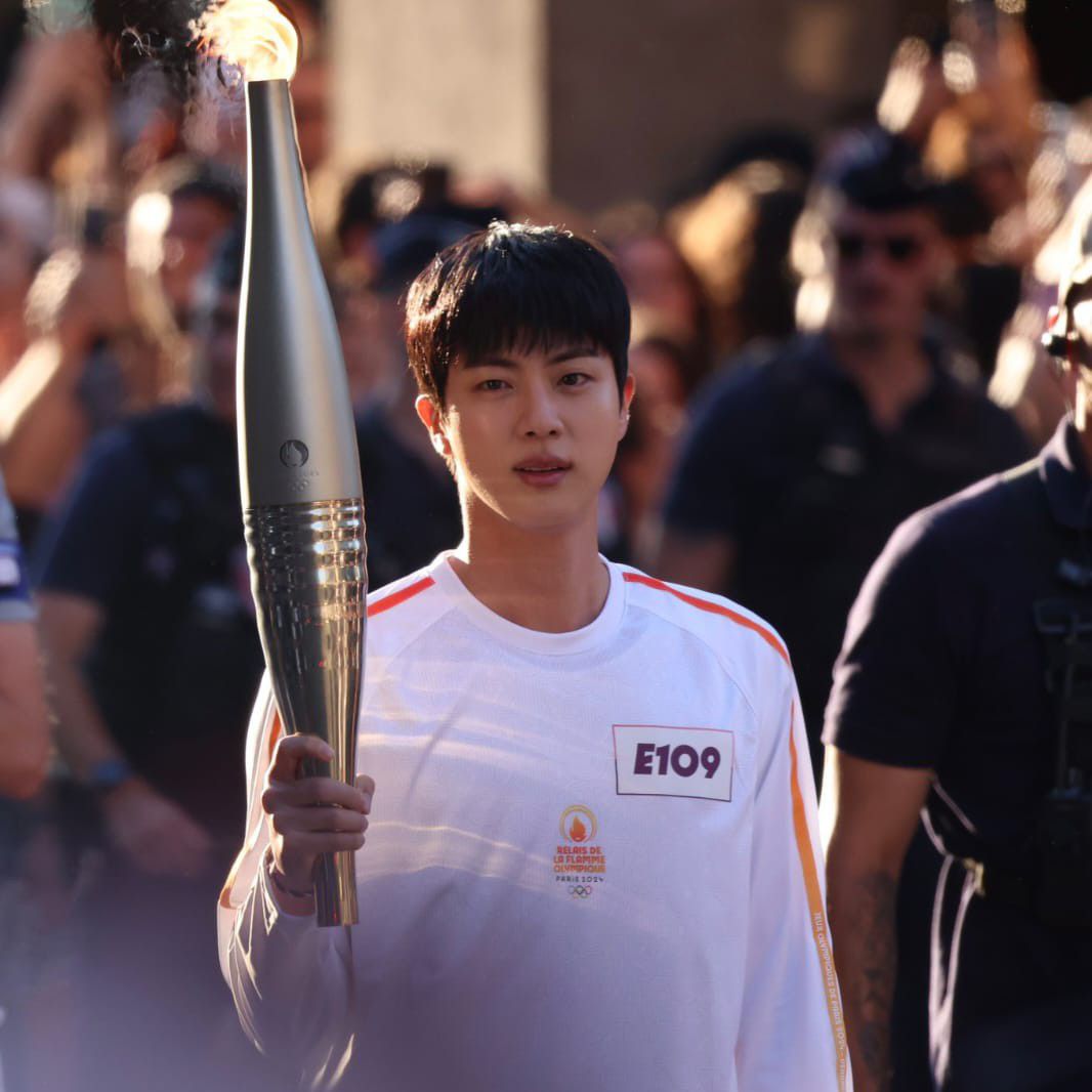 Recent activity shot of Jin (BTS)