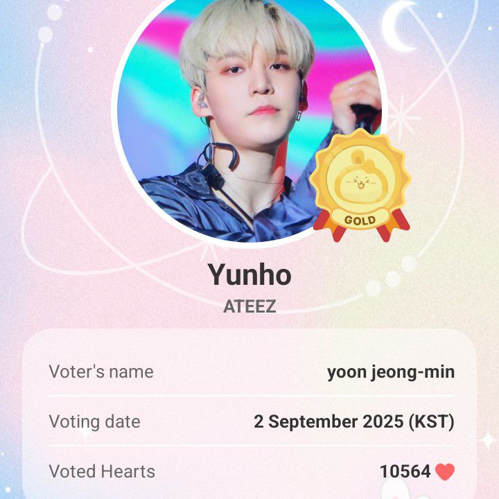 A moment captured by Yunho (ATEEZ)'s fan