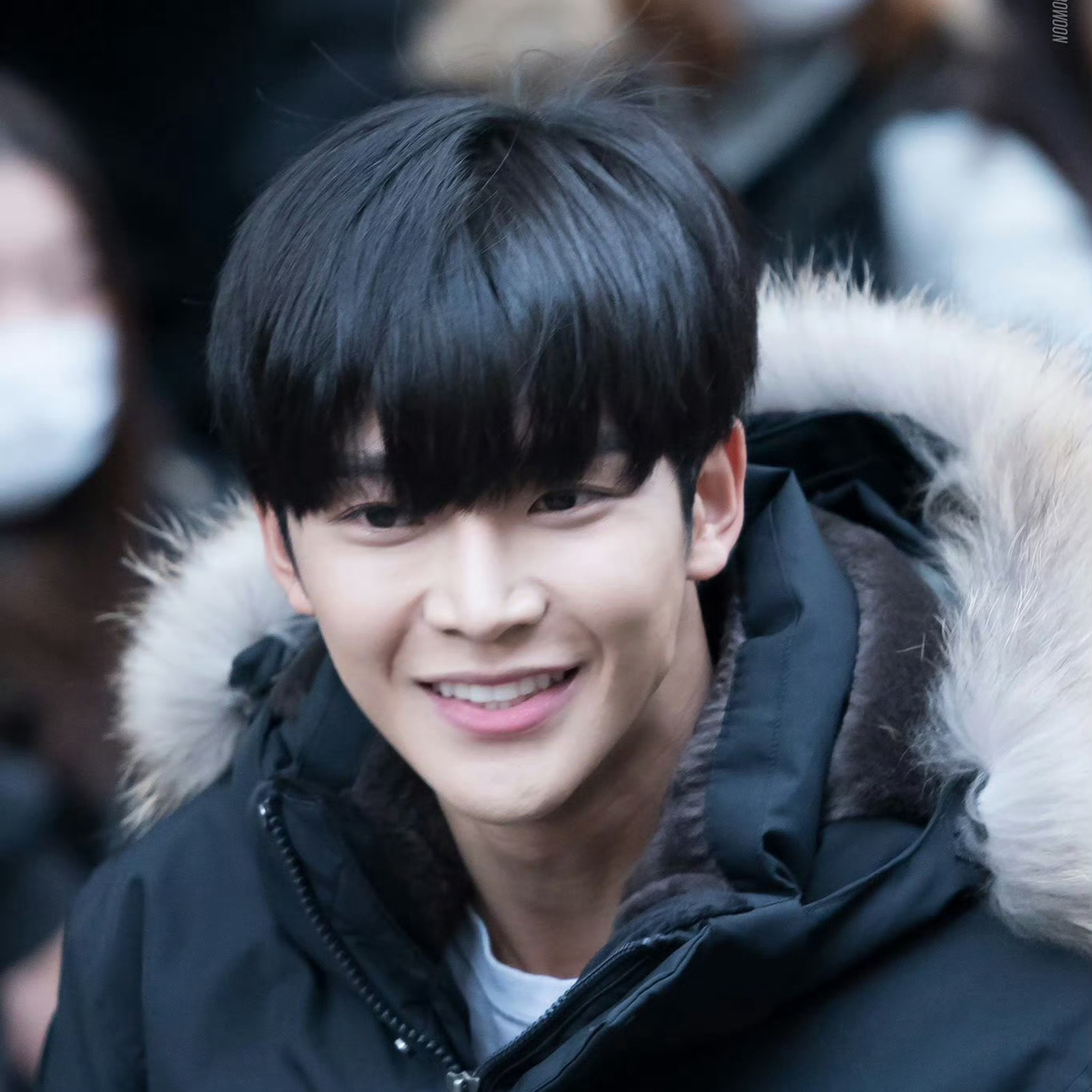 A moment captured by Rowoon's fan