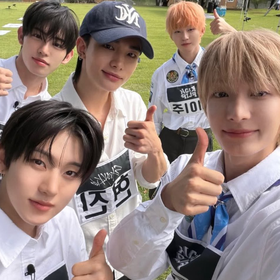 A moment captured by Hyunjin (Stray Kids)'s fan