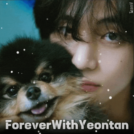 A moment captured by V (BTS)'s fan