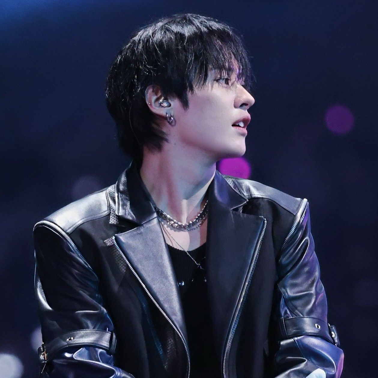 Recent activity shot of Lee Know (Stray Kids)