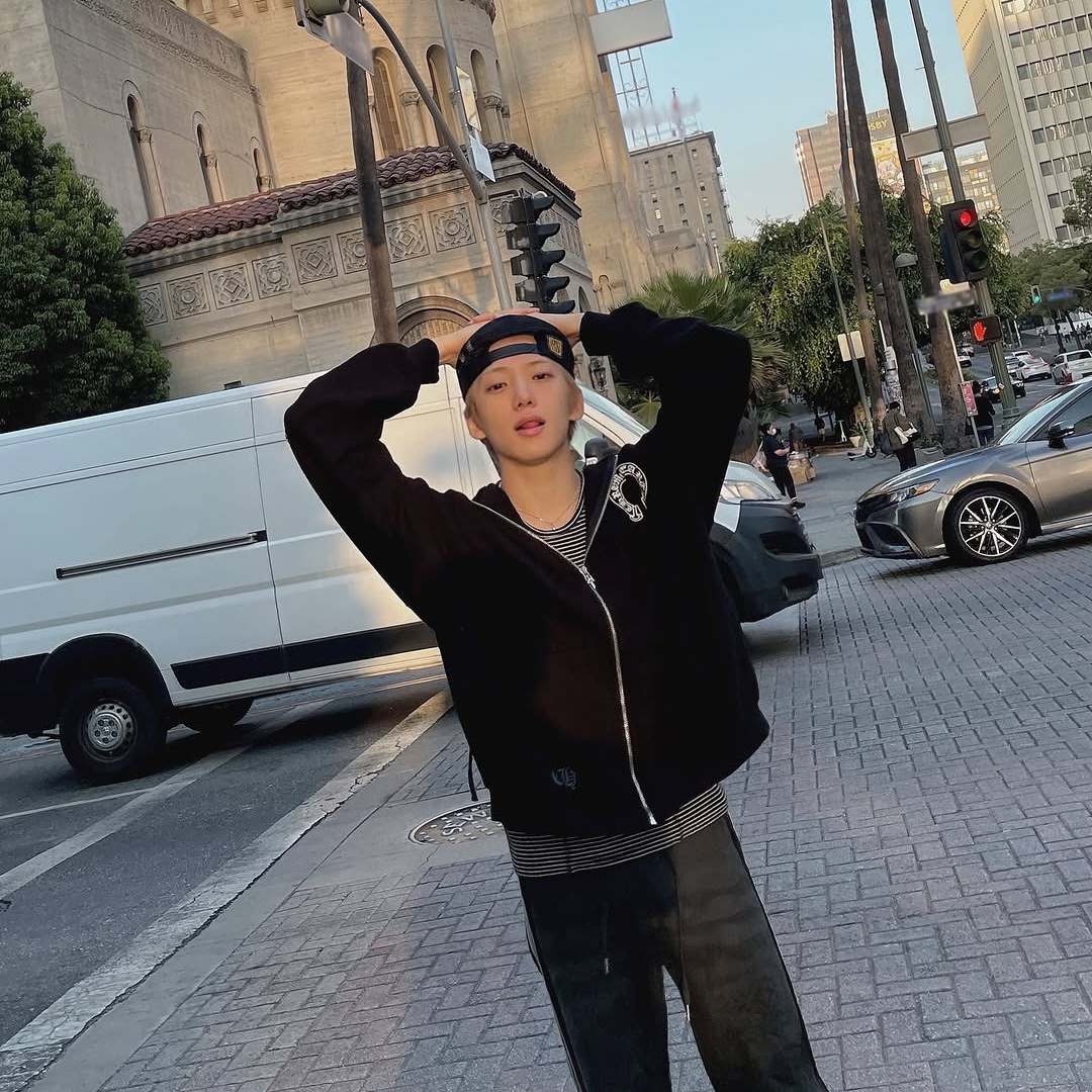 Recent activity shot of Minjae (Xikers)