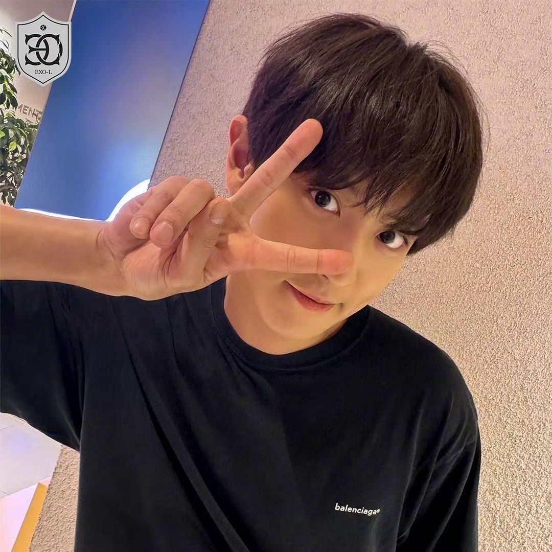 A moment captured by Chanyeol (EXO)'s fan