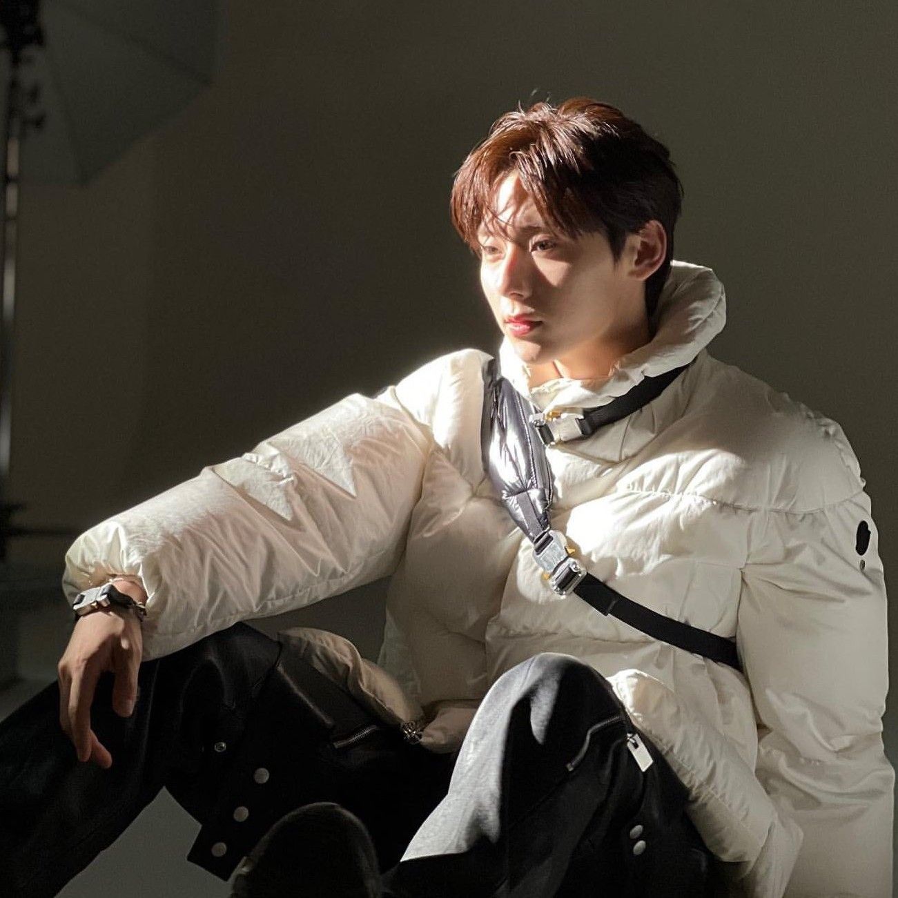 A moment captured by Hwang Minhyun's fan