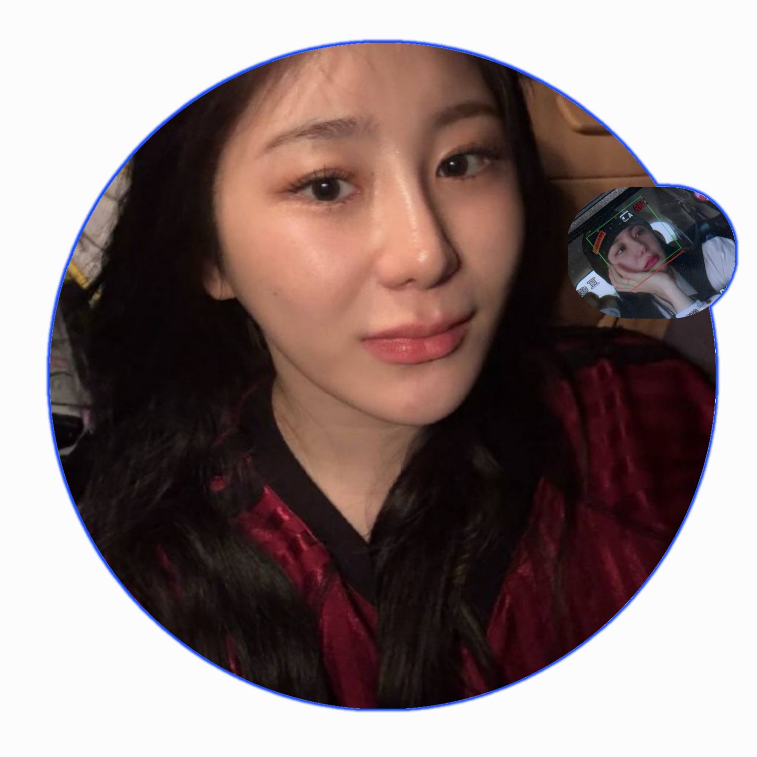 Behind-the-scenes cut of Lee Chaeyeon