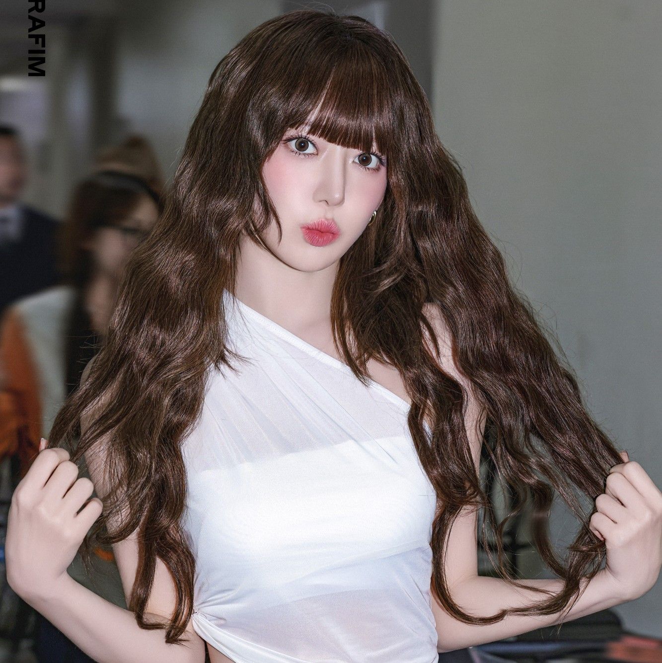 A moment captured by Sakura (LE SSERAFIM)'s fan