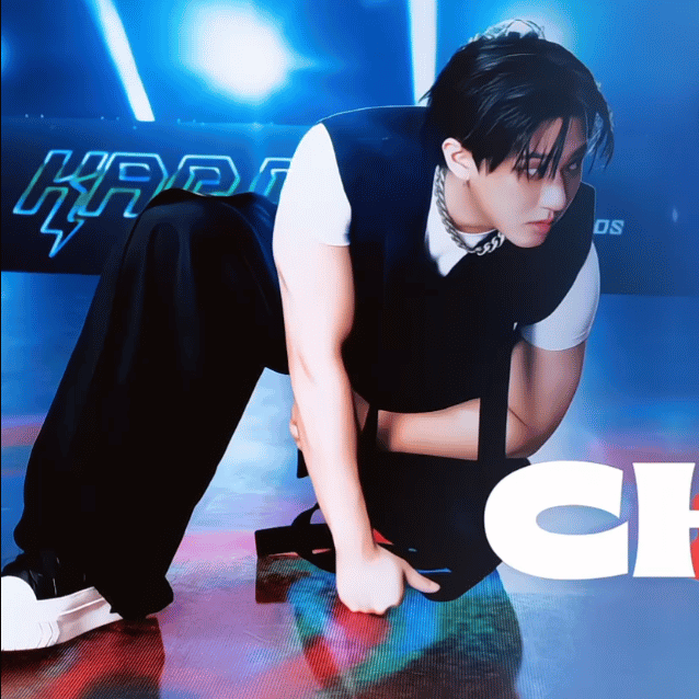Recent activity shot of Changbin (Stray Kids)