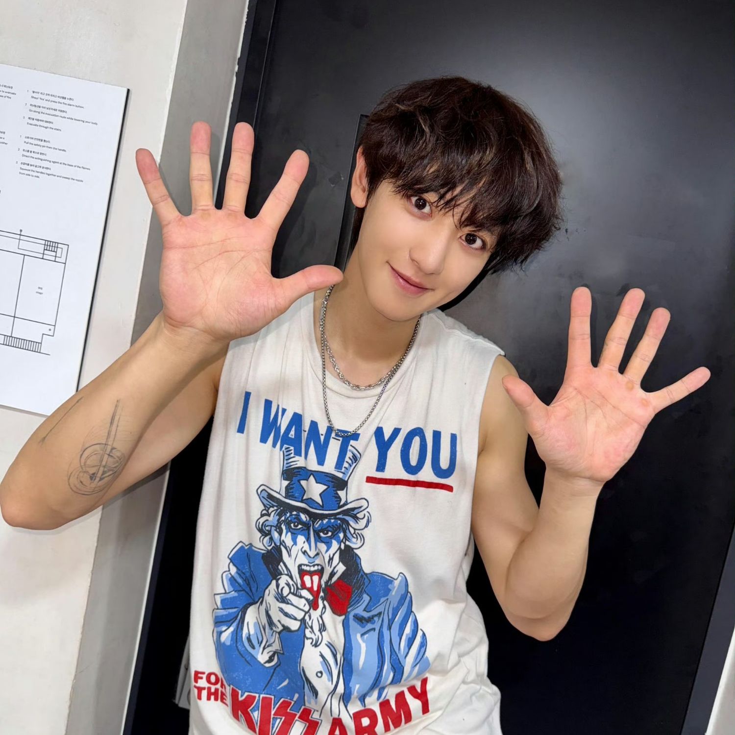 灿烈 (EXO)粉丝拍下的瞬间