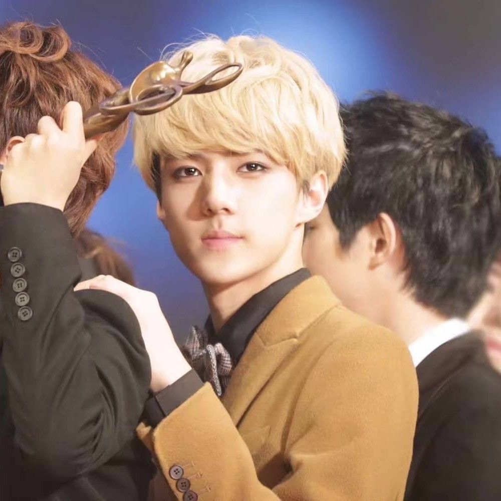 Behind-the-scenes cut of Sehun (EXO)
