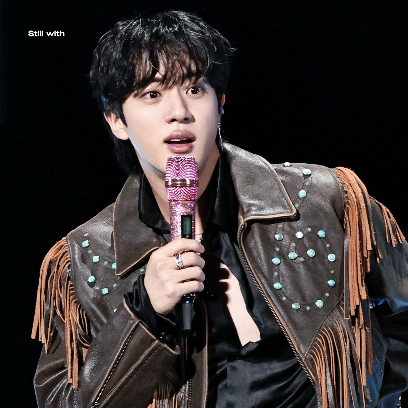 Recent activity shot of Jin (BTS)