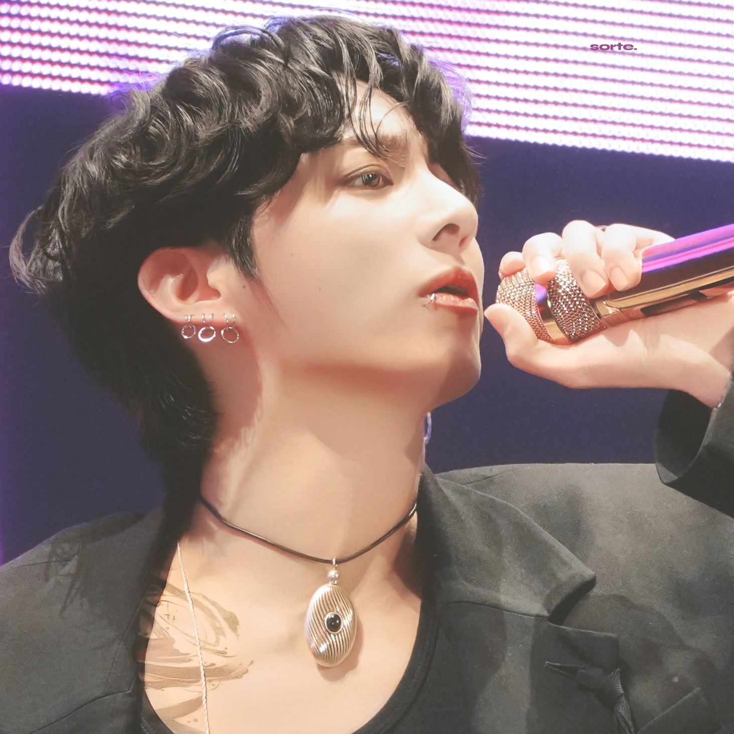 A moment captured by Jungkook (BTS)'s fan