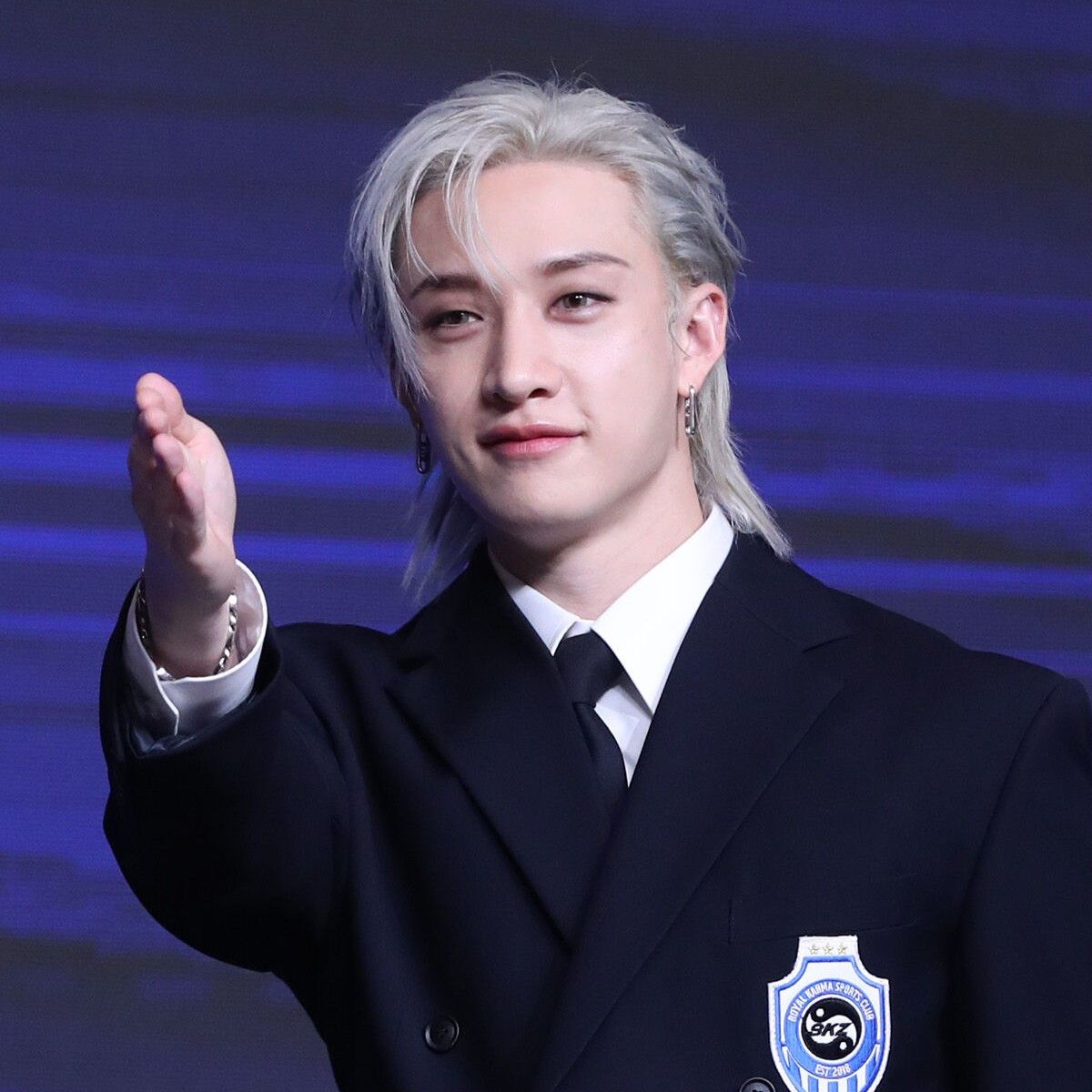 Recent activity shot of Bang Chan (Stray Kids)
