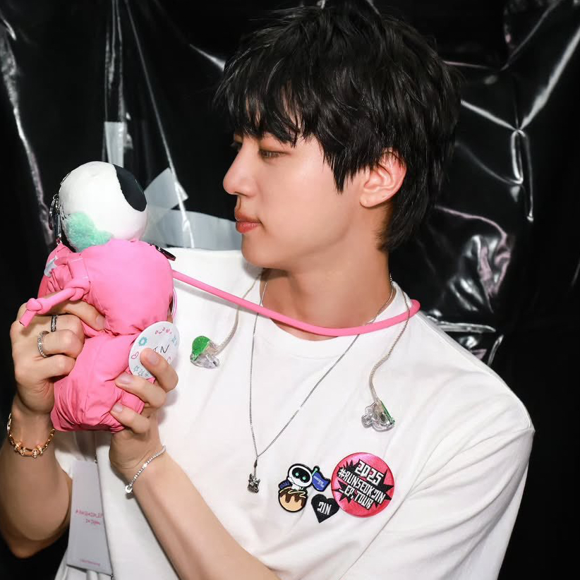A moment captured by Jin (BTS)'s fan