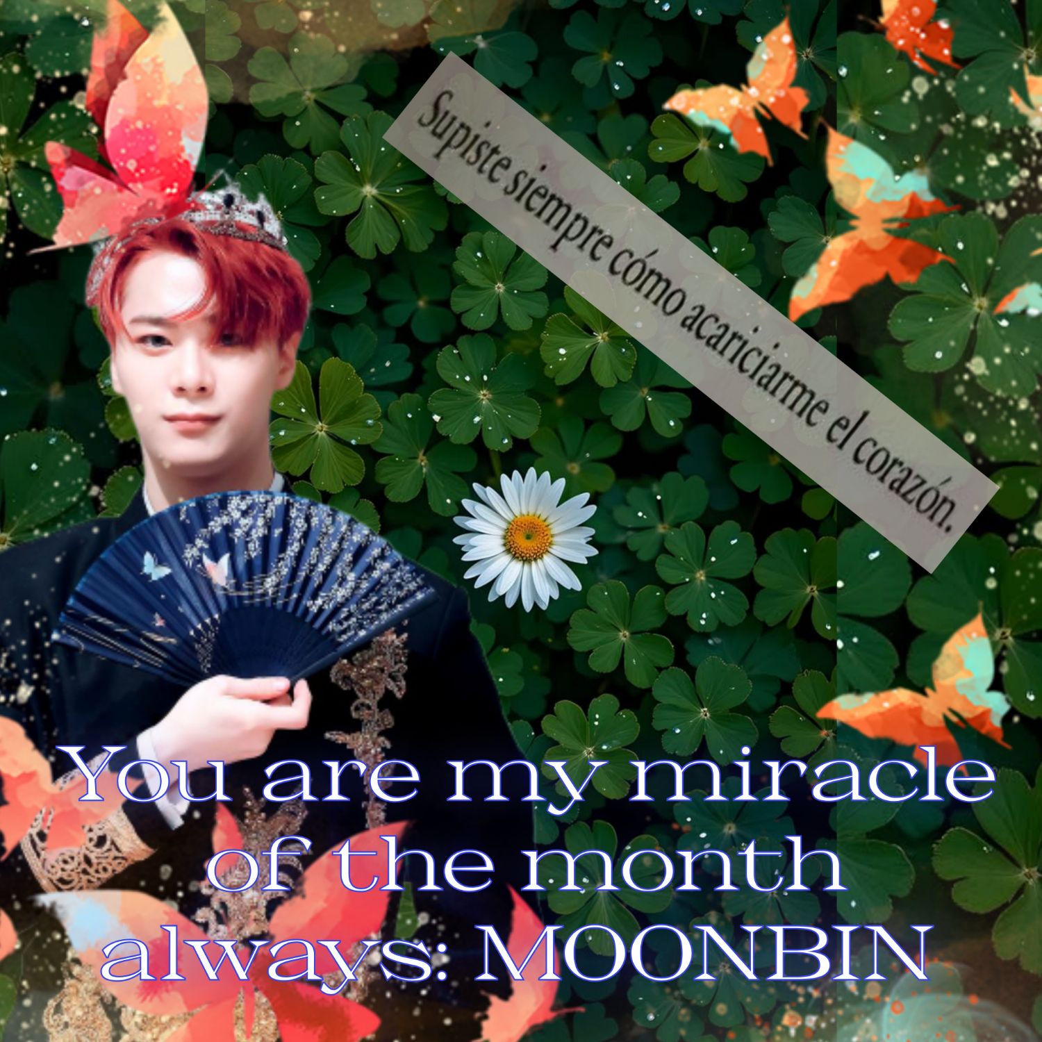 A moment captured by Moonbin (ASTRO)'s fan