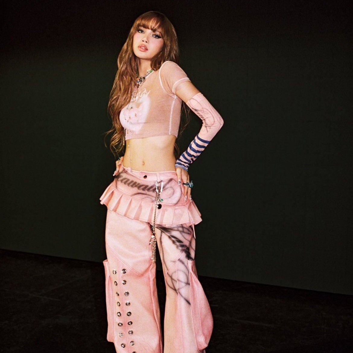 Recent activity shot of Lisa (BLACKPINK)