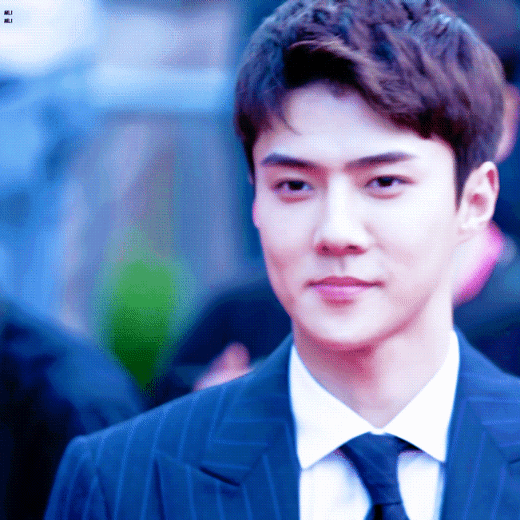 Behind-the-scenes cut of Sehun (EXO)
