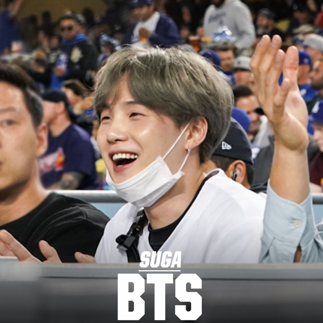 A moment captured by SUGA (BTS)'s fan