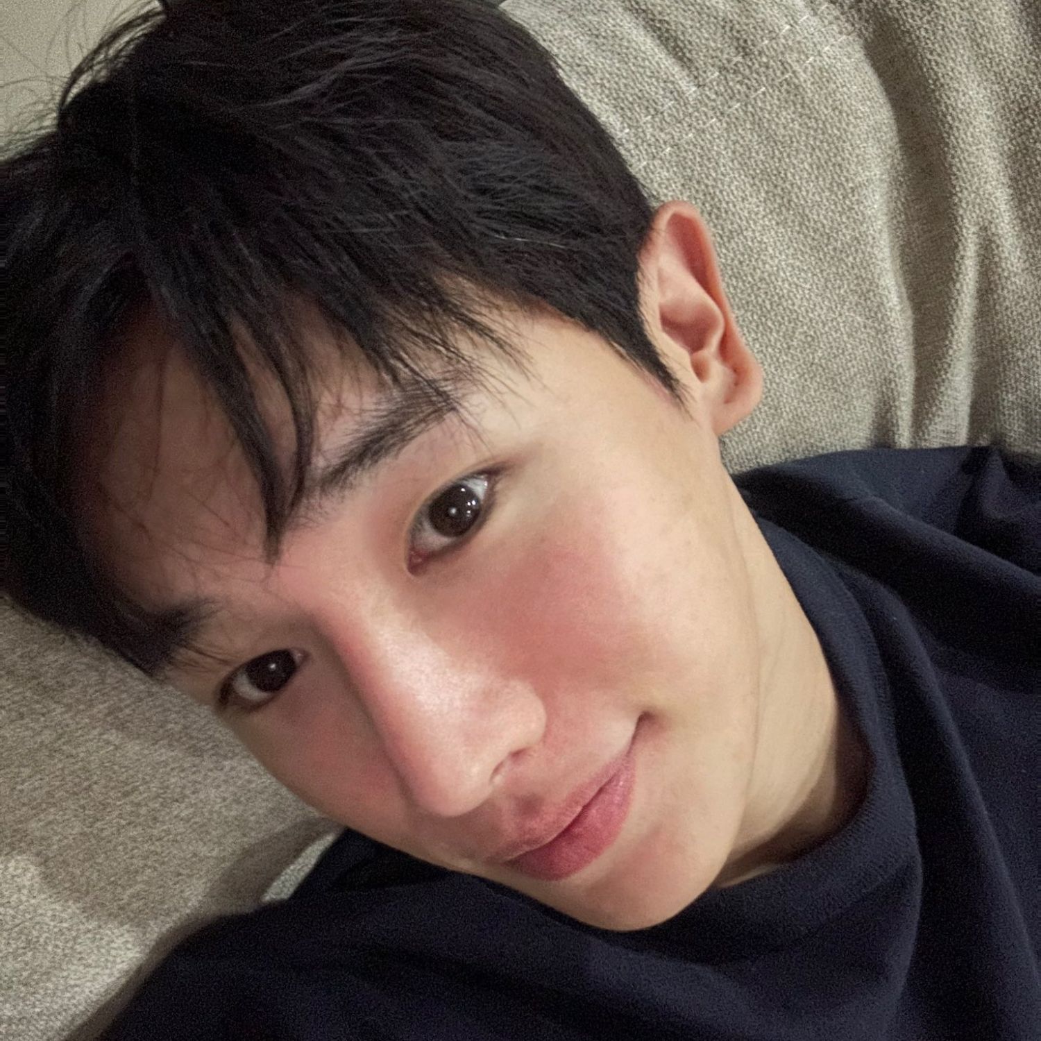 A moment captured by Wonho's fan