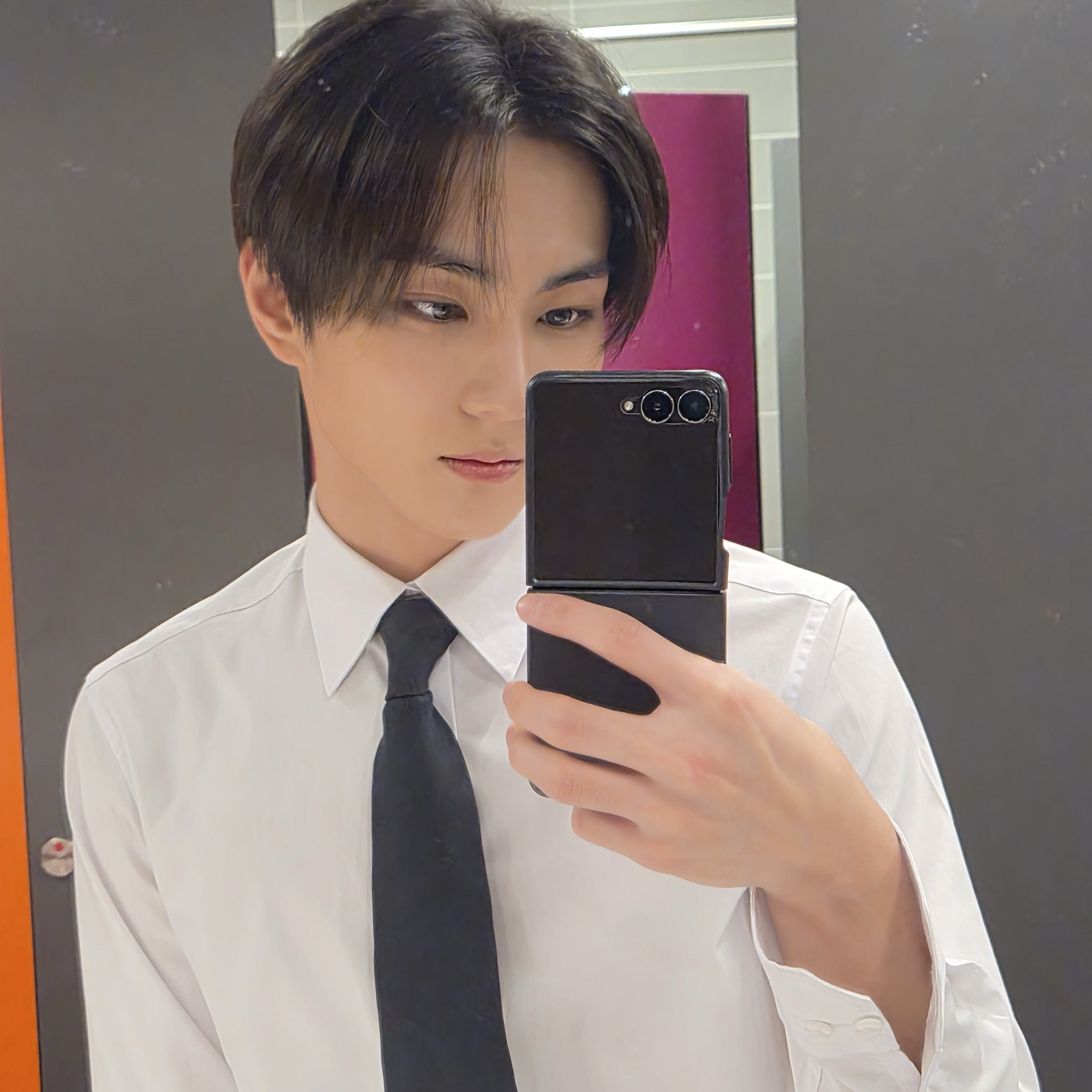 A moment captured by Jungwon (ENHYPEN)'s fan