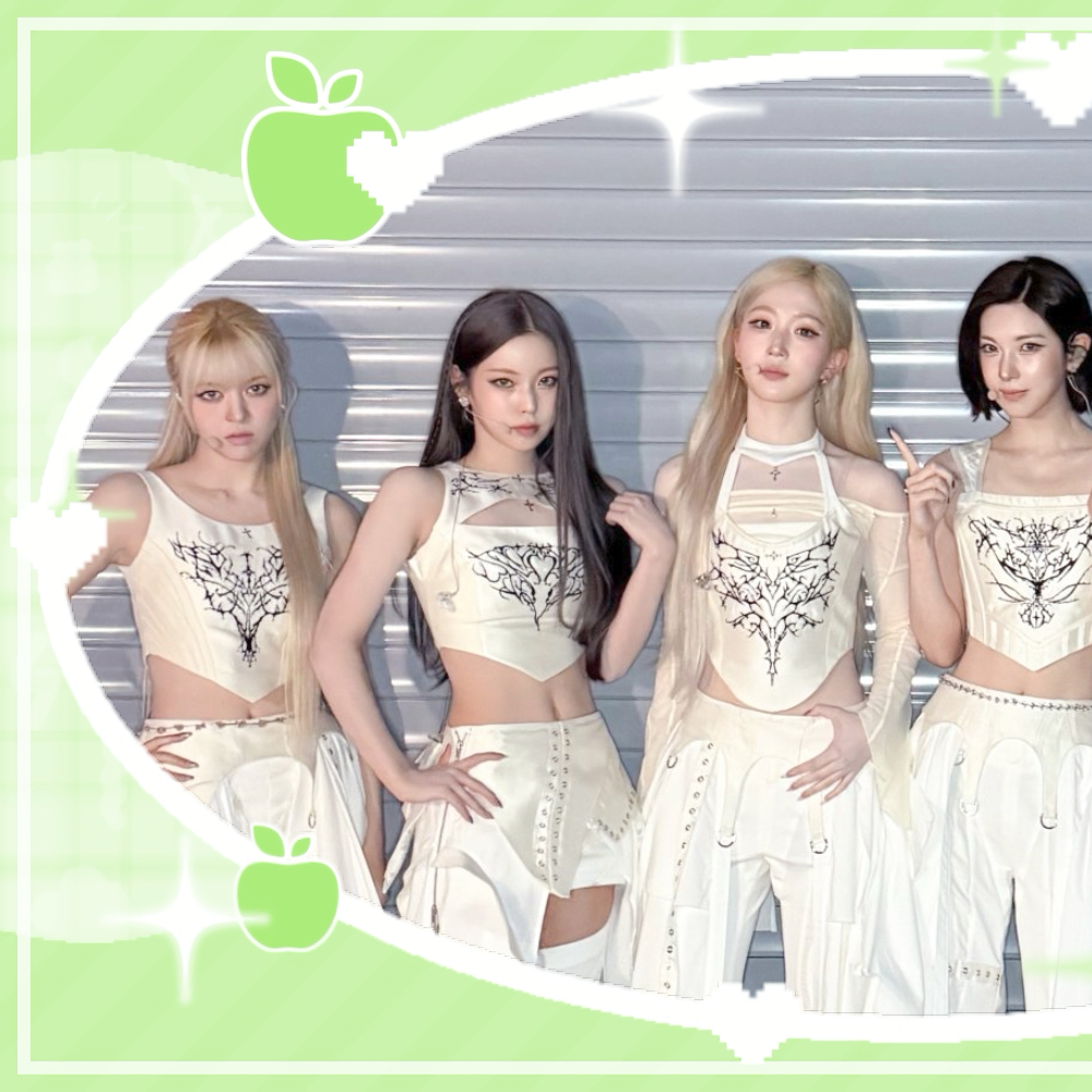 Recent activity shot of NMIXX