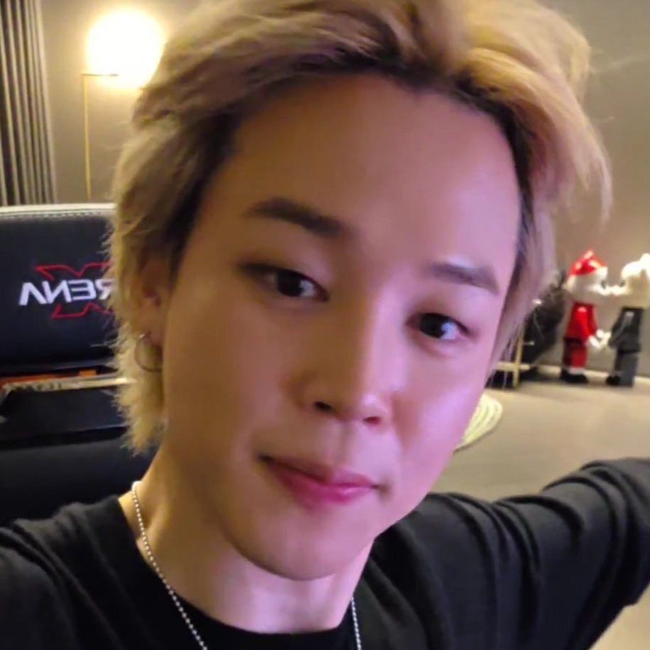 Recent activity shot of Jimin (BTS)