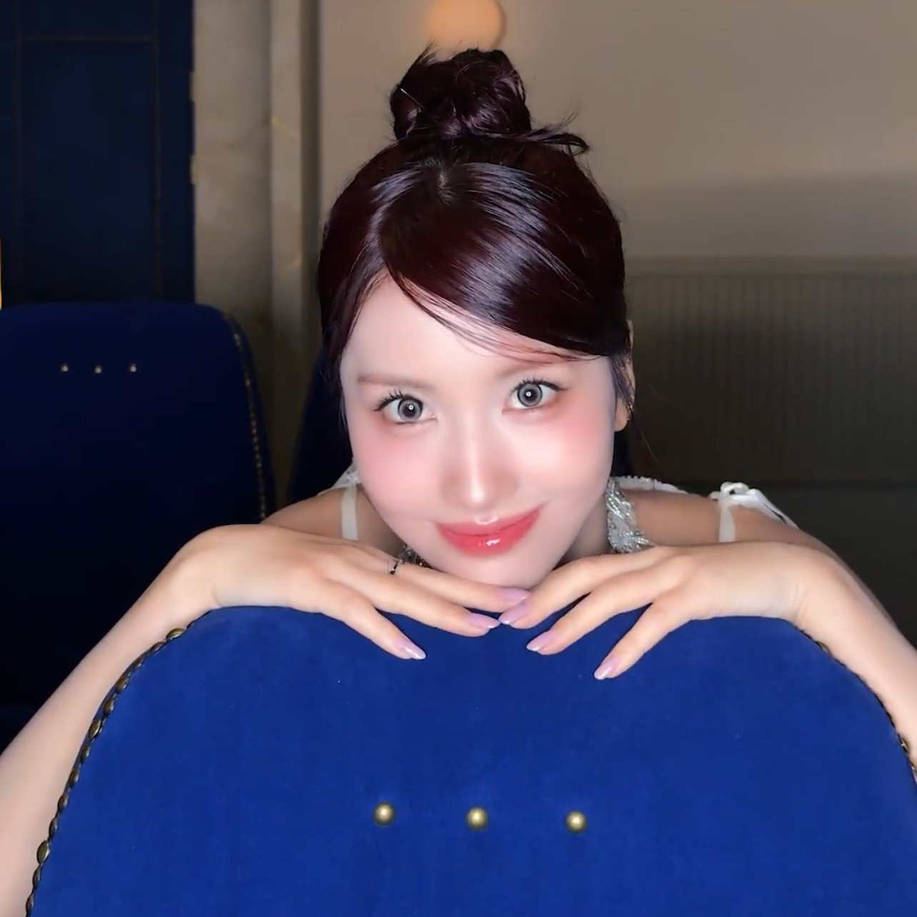 Recent activity shot of Momo (TWICE)