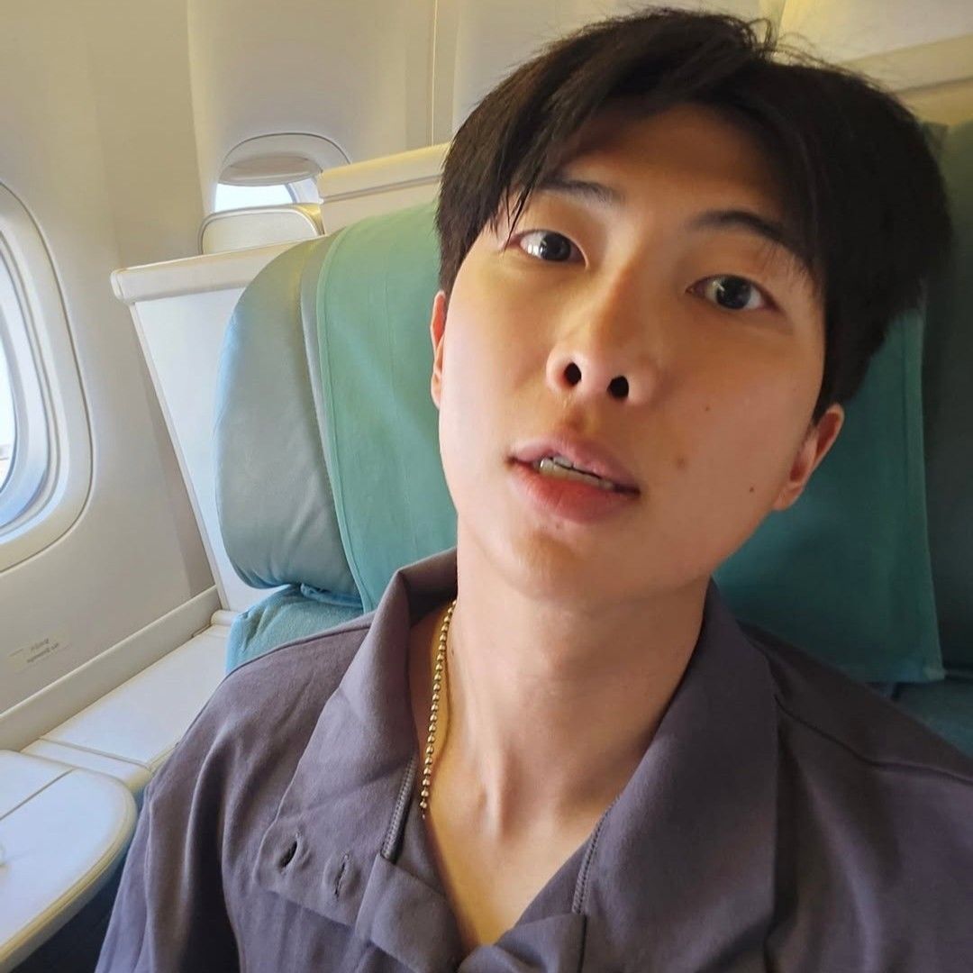 Recent activity shot of RM (BTS)