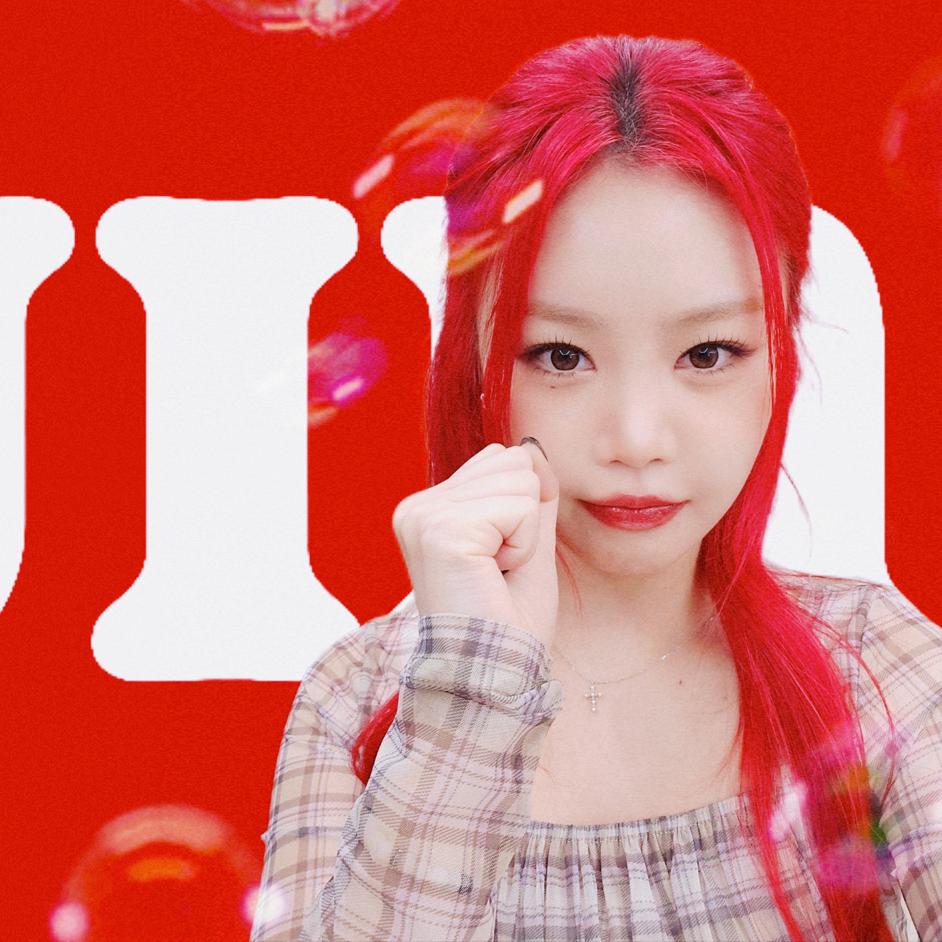 A moment captured by Soojin's fan