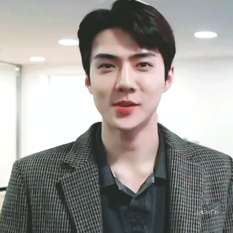 Recent activity shot of Sehun (EXO)