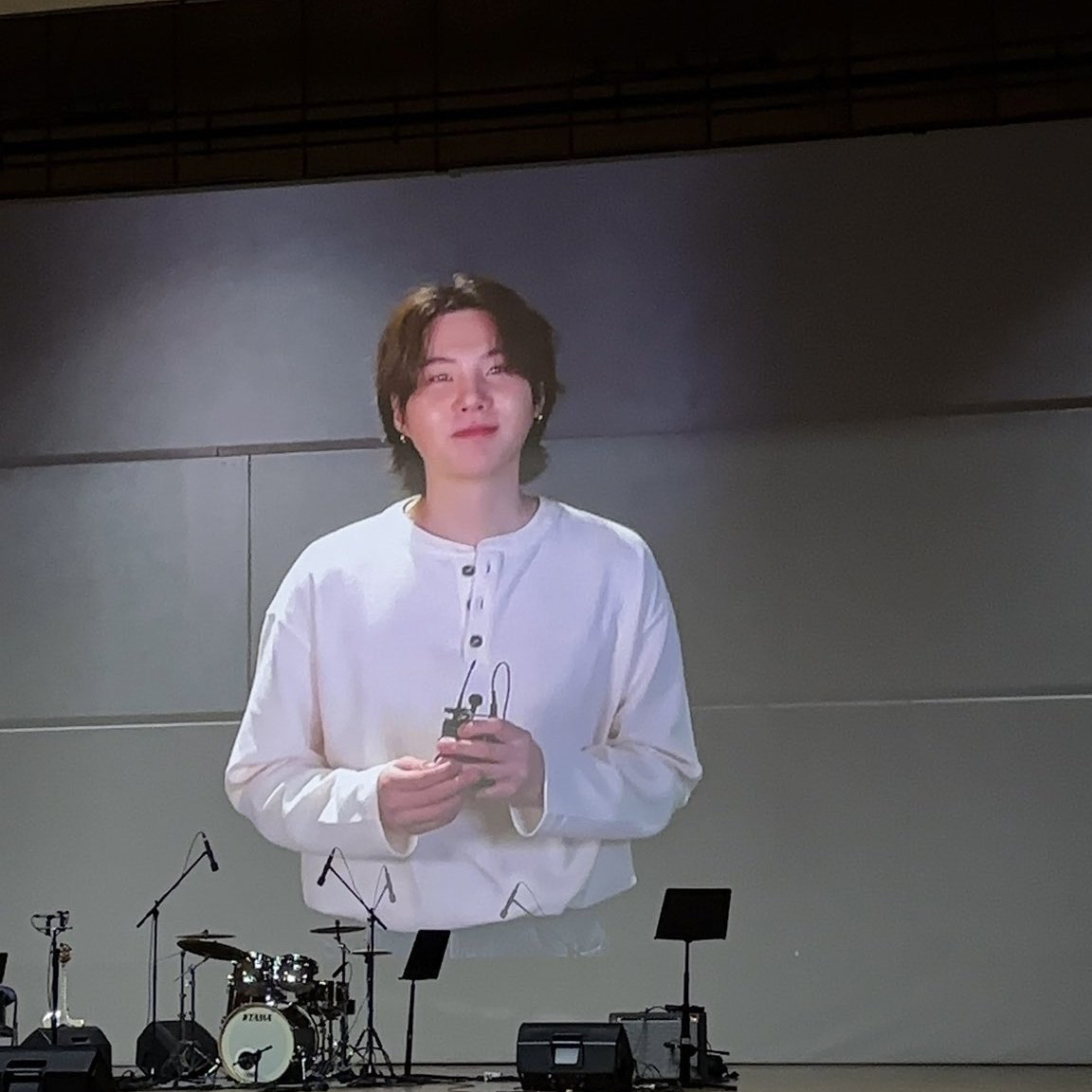 A moment captured by SUGA (BTS)'s fan