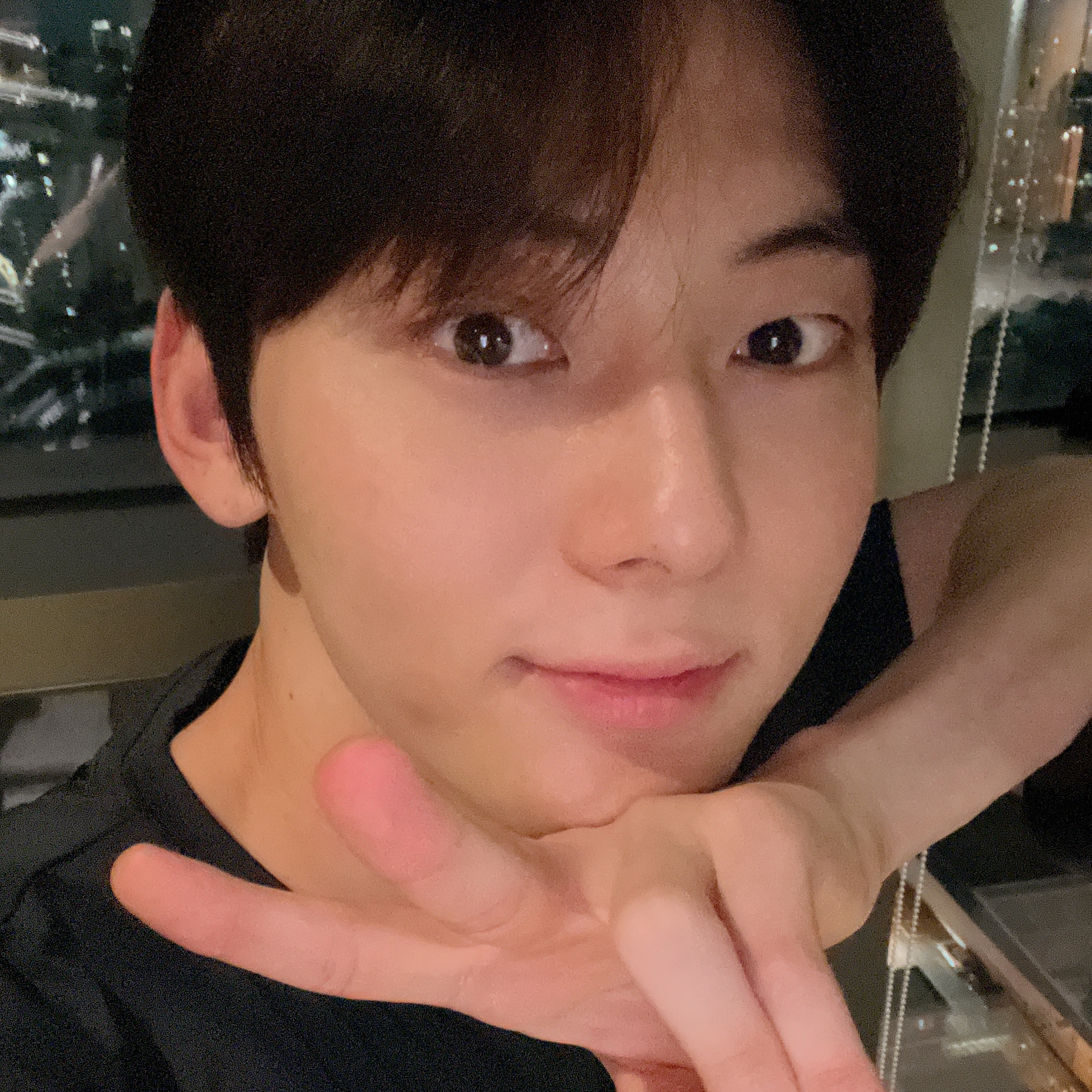 黃旼炫粉絲拍下的瞬間