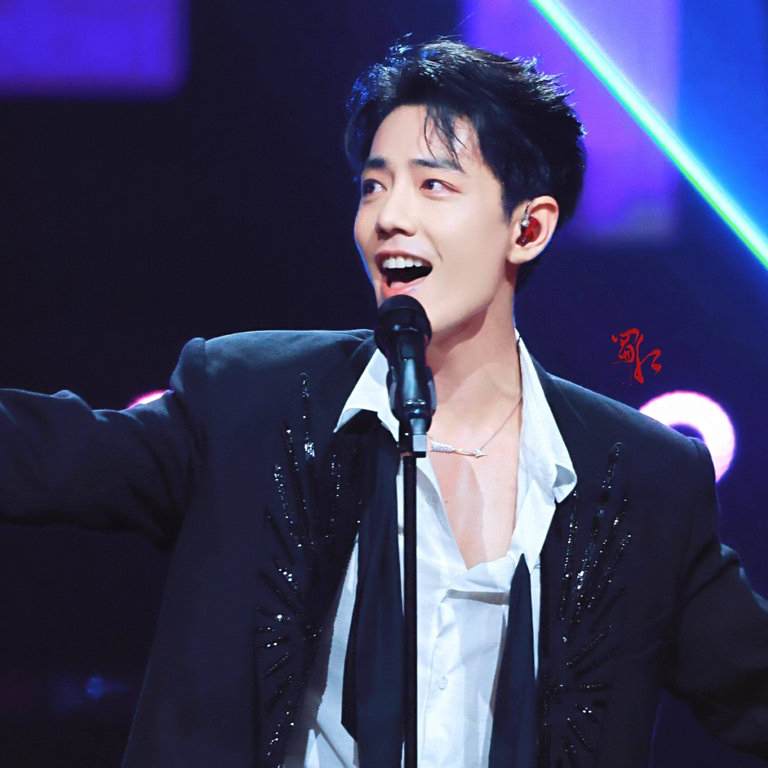 A moment captured by Xiao Zhan's fan