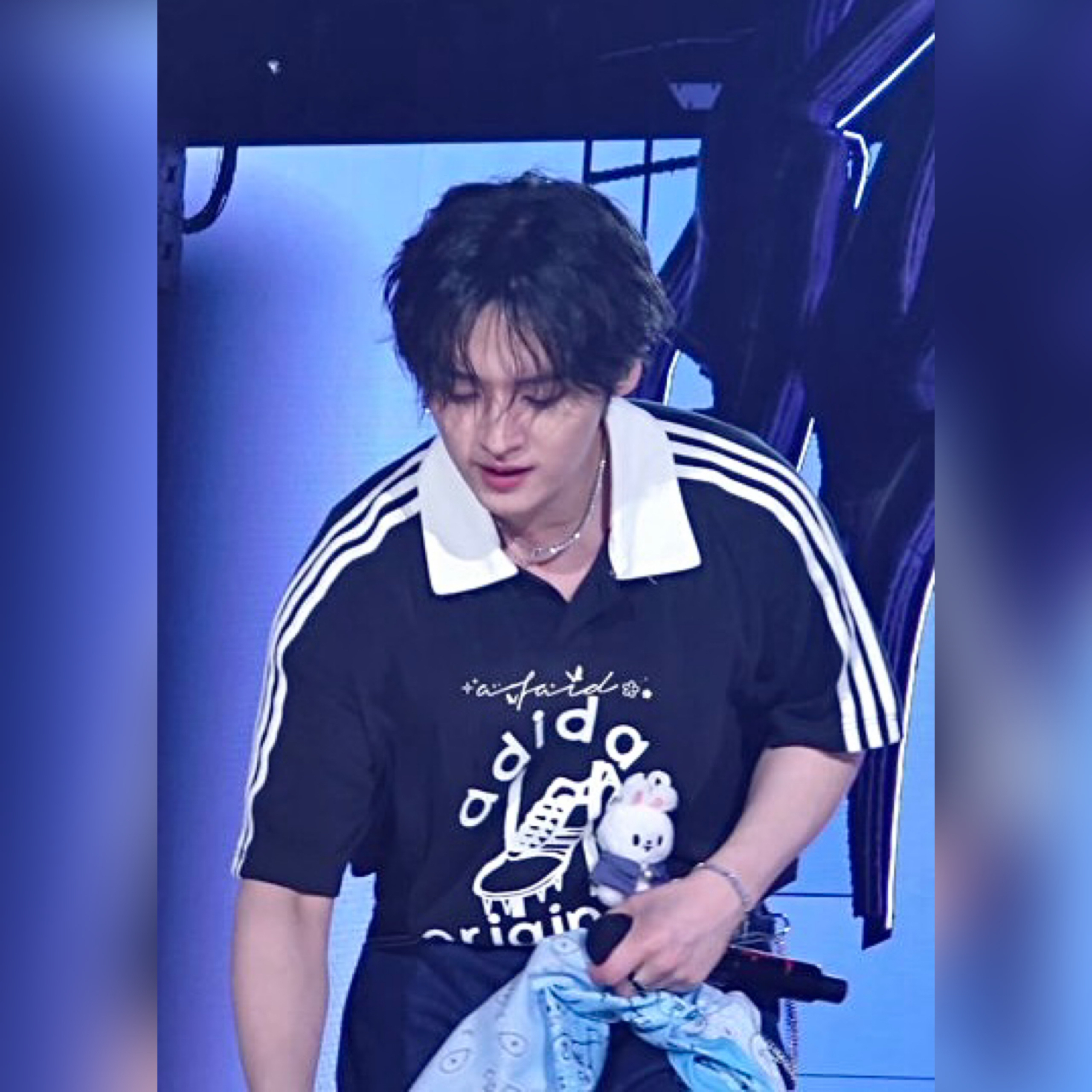 A moment captured by Lee Know (Stray Kids)'s fan