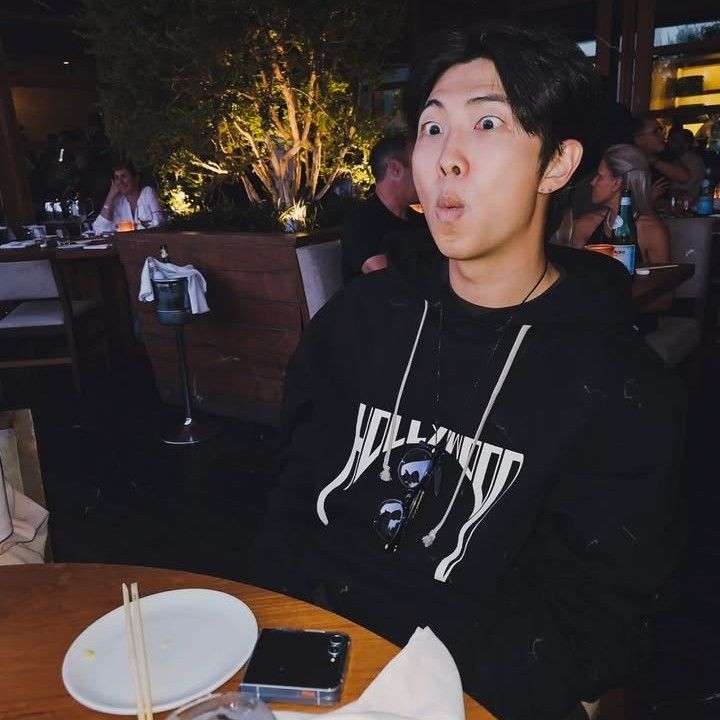 Recent activity shot of RM (BTS)