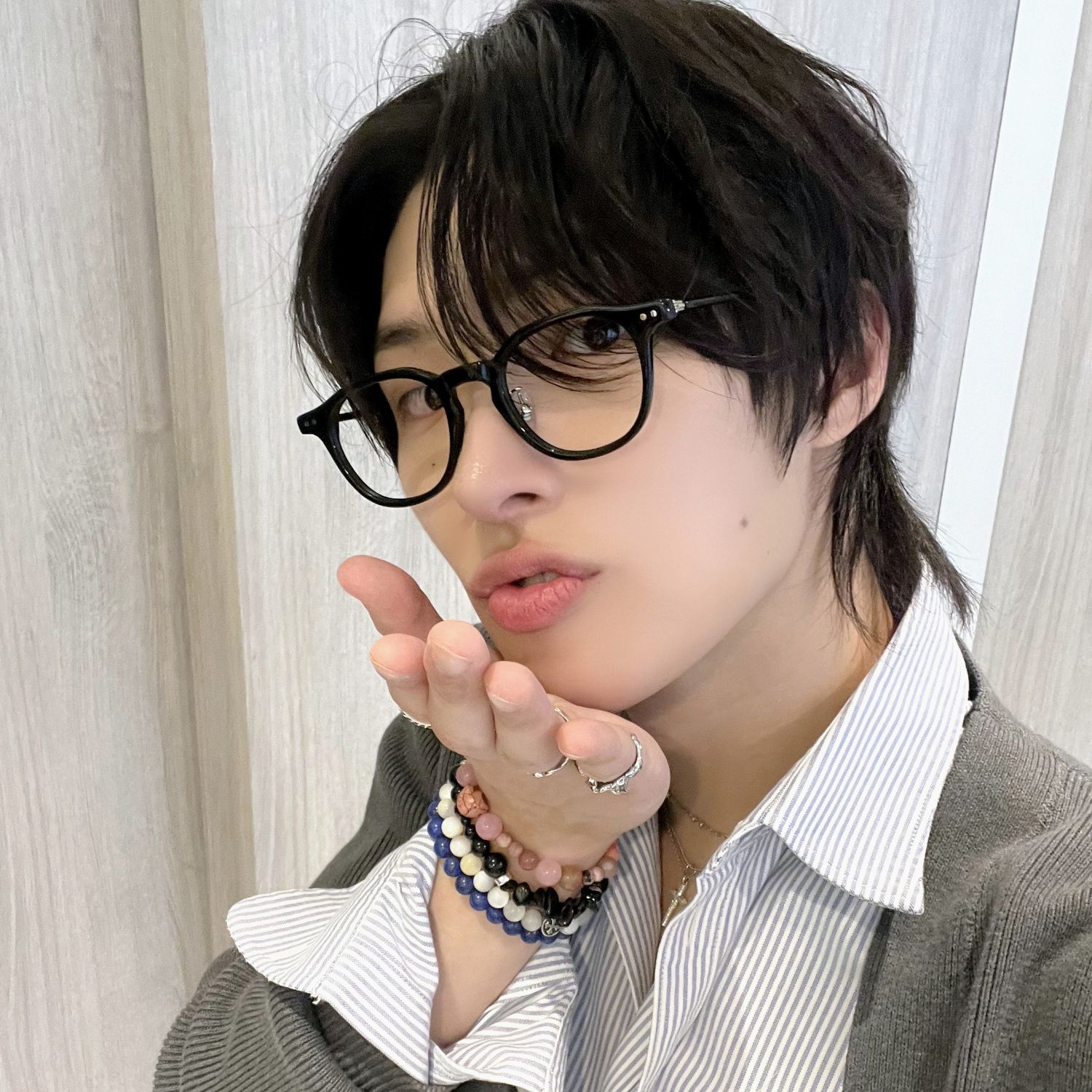Recent activity shot of Mingi (ATEEZ)