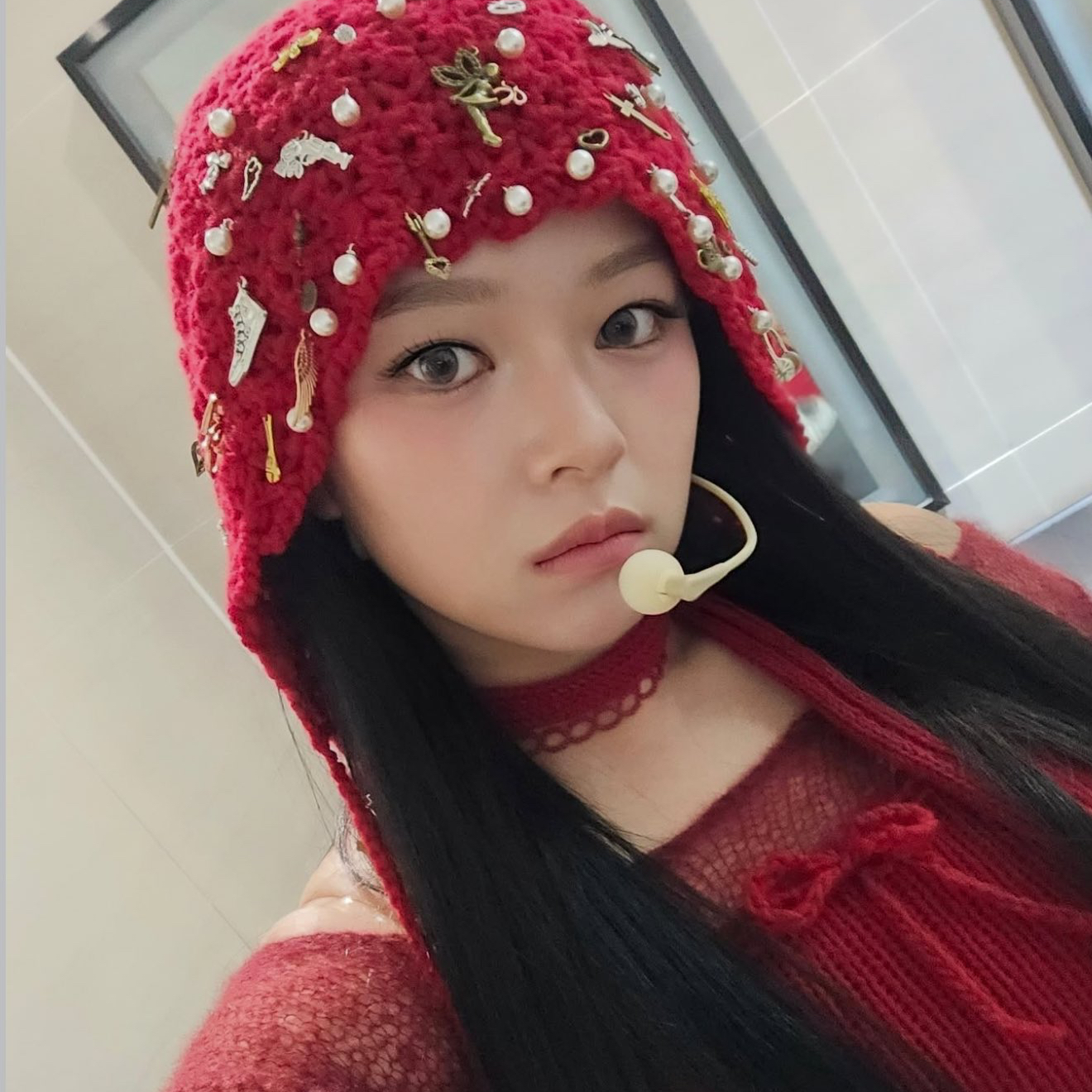 Recent activity shot of Jeongyeon (TWICE)