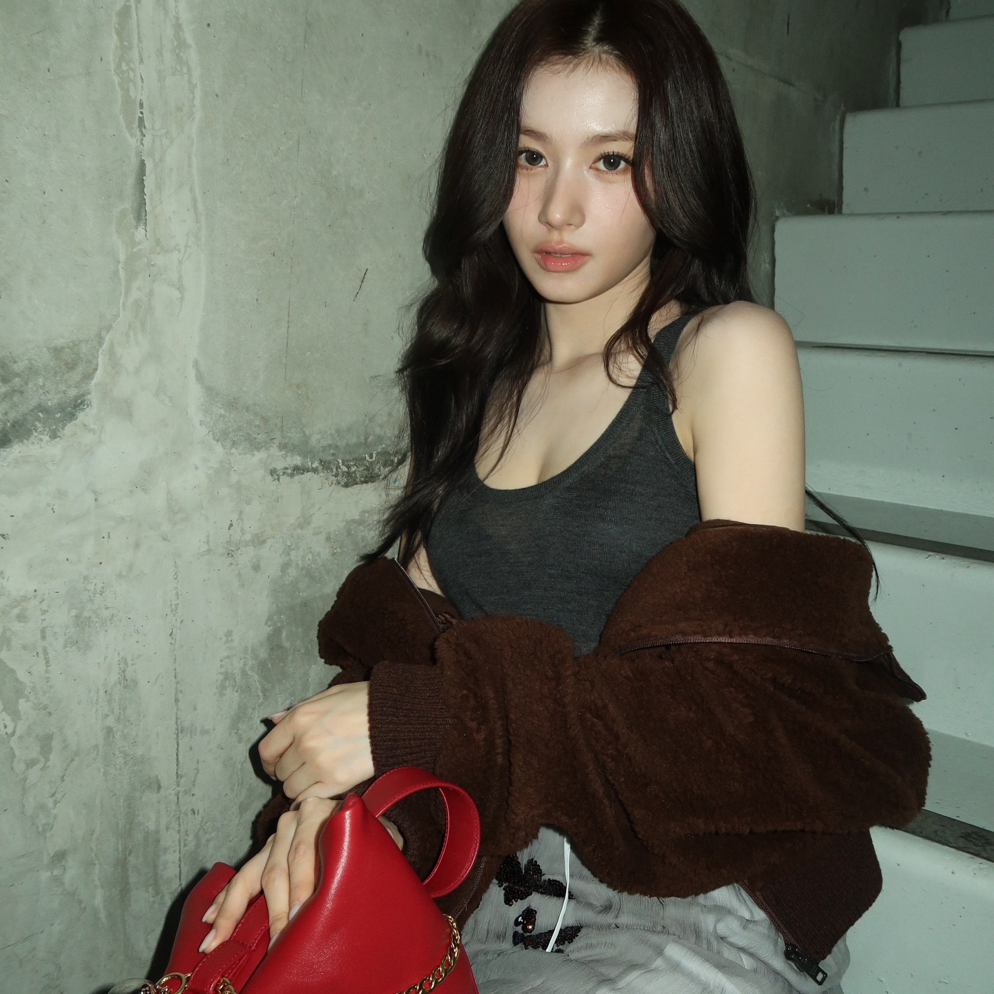 Recent activity shot of Sana (TWICE)