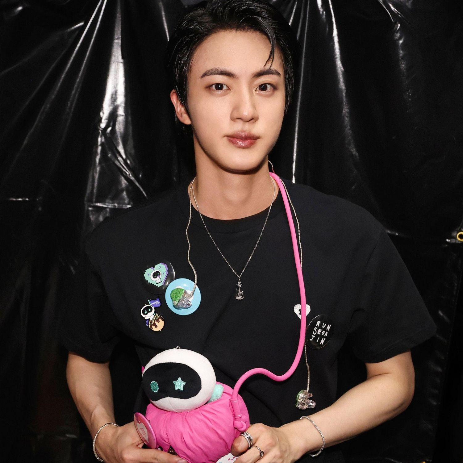Recent activity shot of Jin (BTS)