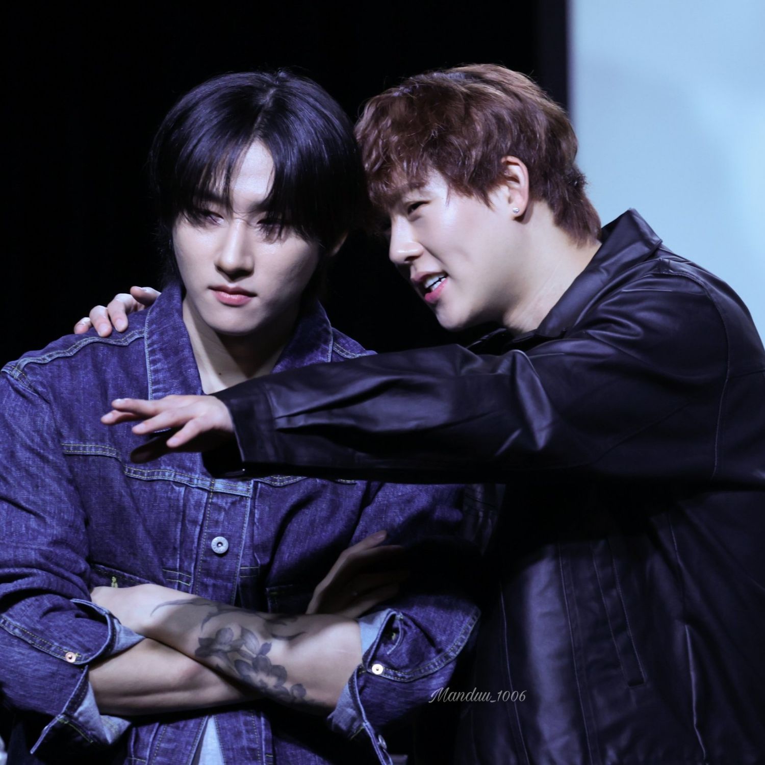A moment captured by MONSTA X's fan