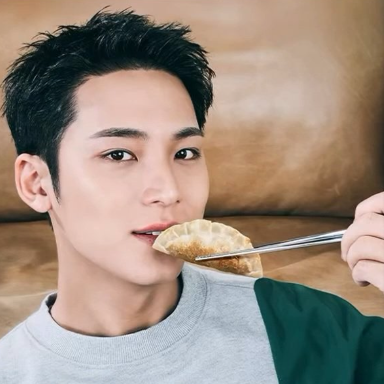A moment captured by Mingyu (SEVENTEEN)'s fan