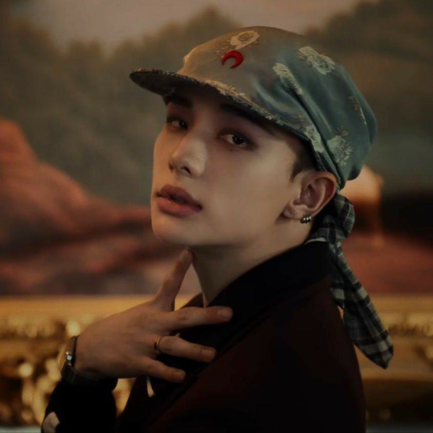 Recent activity shot of Hyunjin (Stray Kids)