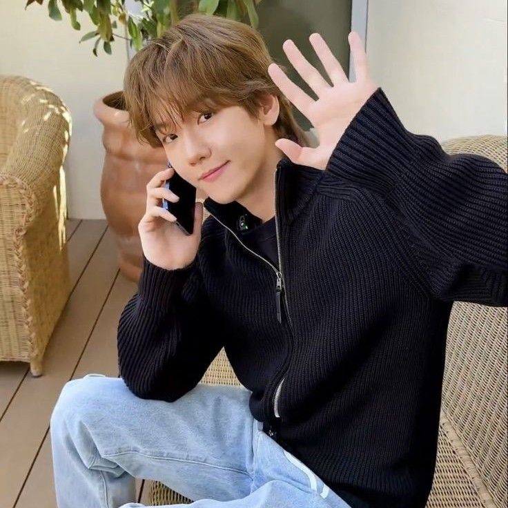 ベクヒョン (EXO)の舞台裏ショット