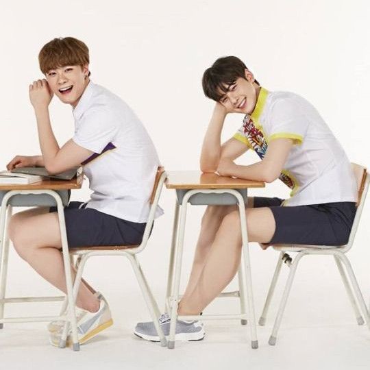 A moment captured by Moonbin (ASTRO)'s fan